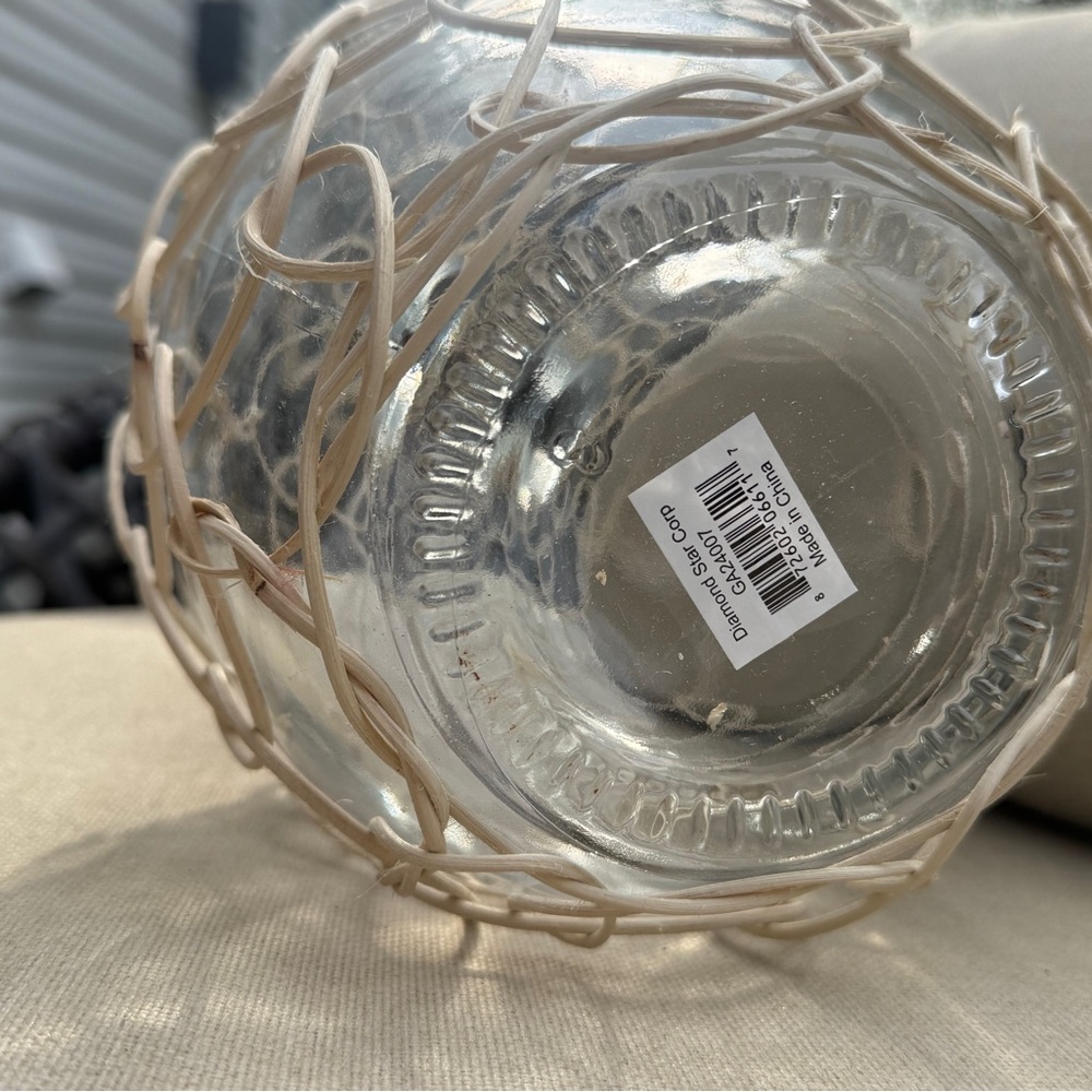 Boho Glass Bottle Vase - Picture 10 of 15